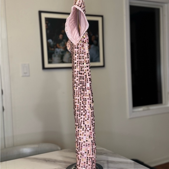 Girls’ Sequin Shift Dress – Vintage Pink – Size Large (10-12) - Valentine’s Day - Picture 4 of 10